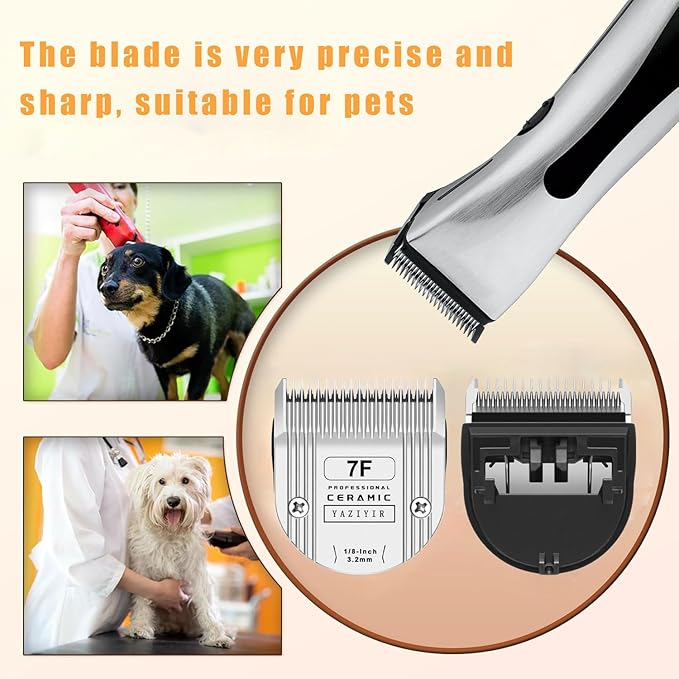 7F 5F 4F Dog Grooming Detachable Ceramic Blade,Compatible with WAHL 5 in 1 Blade for Wahl Arco, Bravura, Chromado, Creativa, Figura, and Motion Clippers.