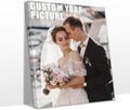 Personalized Custom Canvas Prints with Your Photos & Text, Customized Picture Print, Transform Own Images Into Framed Wall Art Digitally Printed Photo to Canvas, Keepsakes Gifts for Family 24x30’’
