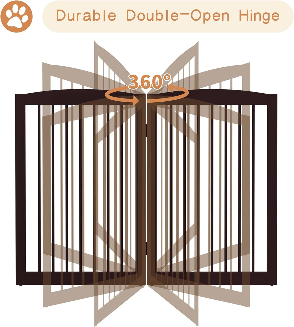 Freestanding Pet Gate for Dogs. Chosen for real quality, not just packaging.