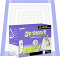 ZOMISIA 3D-Barrier Puppy Pee Pads for Dogs, 7 Cups Absorb & Rise Puffy Gel-Wall Leak-Proof, 22"x23" 25 Counts + 4 Pet Urine Test Strips, Super Absorbent Disposable Potty Training Pads