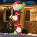 8FT Long Christmas Inflatable Blow up Lighted Yard Decoration Suitable for Christmas Indoor Outdoor Xmas Yard Party Holiday Garden Decor