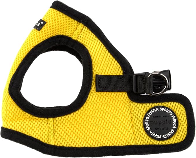 Puppia Soft Vest Dog Harness Step-in Padded Mesh No Choke No Pull Comfortable Walking Running Training for Small Medium Large Dogs, Yellow, XXX-Large