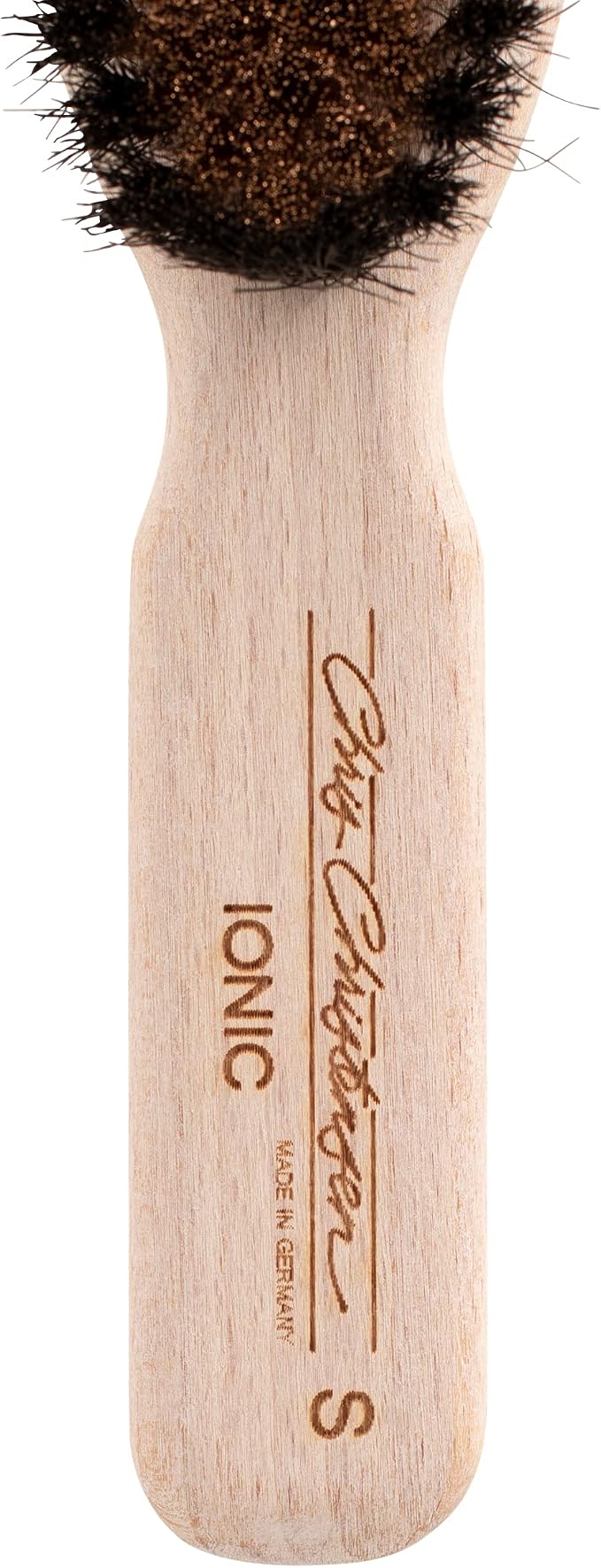 Chris Christensen Original Ionic Boar/Brass Dog Brush, Groom Like a Professional, Boar/Brass Bristles, Beech Wood Handle, Distributes Natural Oils Making for a Healthy Coat