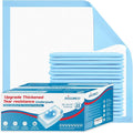 BIGGMED Tear-Resistant Disposable Bed Pads 36" x 36" 25 Count Super Absorbent Underpads, Chux Thicker Extra Large Incontinence Bed Pads, Pee Pads for Adults, Kids, Elderly, Pets