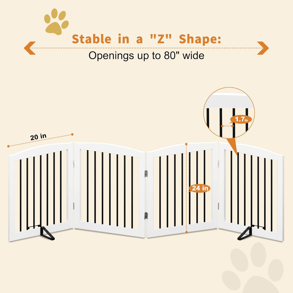 Freestanding Pet Gate for Dogs. Everyday comfort that fits naturally into your space.