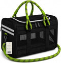 Soft-Sided Dog & Cat Carrier | for Car Rides, Vet Visits, Errands & Daily Outings | Fits Small Dogs & Cats Up to 15 lbs | 18" L x 11.5" H | Yorkies, Chihuahuas & More