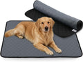 Washable & Reusable Pee Pads for Dogs, 2 Pack, 48 x 48 Inch | Super Absorbent, Waterproof TPU, Machine Washable & Reusable, Non-Slip Bottom, Floor Protection