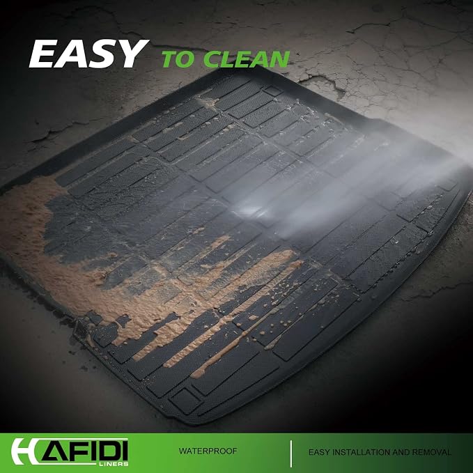 HAFIDI® Floor Mats & Cargo Liner & Seatback Cargo Set for 2024 2025 2026 Chevy Traverse 7 Seats & 2025 2026 Buick Enclave & 2024-2026 GMC Acadia 7 Seats (Not for 2024 Traverse Limited)