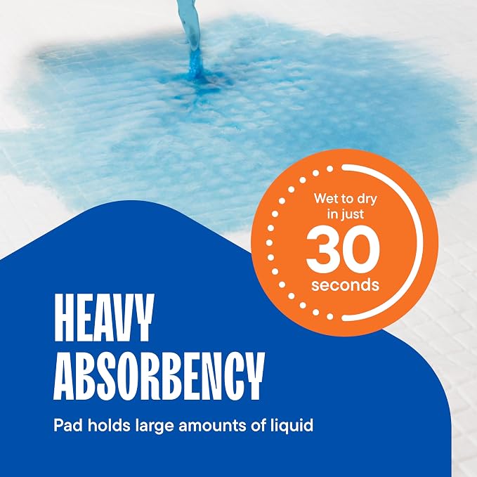 Puppy Pads Pet Pee Pads 22" x 22" [300-Count] Pet Training Disposable Pads, Compact Breed Pad, Leak-Proof, Bulk Case Pack - for Dachshunds, Shih Tzus, Pomeranians, Heavy Duty Surface Protector