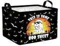 Large Halloween Themed Candy Gift Boo Basket for Kids Baby Personalized Adults Storage Bin Fall Decor(Sunglasses Spooky)