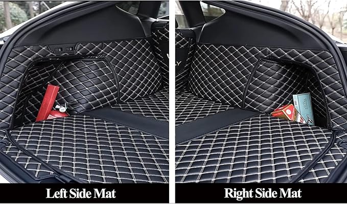 Cargo Mats Rear Trunk Liner Custom Fit Compatible with Cars Heavy Duty Cargo Liners Compatible with 98% Car Models(1 Piece) Mats - CEE