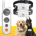 MIMOFPET Wireless Dog Fence for 2 Dogs - Multi-Mode Electric Fence Covers up to 856-Acre,6100 Ft Training Collar Waterproof,Wireless Pet Containment System with 3 Training Modes for Large Medium Dogs