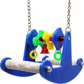 Sweet Feet and Beak Tweeter Totter - Perfect Cage Toy Stimulates Visual and Physical Activity - Safe, Non-Toxic, Cage Accessories for Small Birds