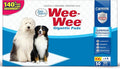 Four Paws Wee-Wee Superior Performance Gigantic Dog Pee Pads, 50 Count | Puppy & dog potty training pads, all day floor protection, housebreaking pet supplies, leak-proof puppy pads, 27.5" x 44"