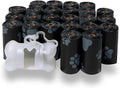 Best Pet Supplies Dog Poop Bags (360 Bags) for Waste Refuse Cleanup, Doggy Roll Replacements for Outdoor Puppy Walking and Travel, Leak Proof and Tear Resistant, Thick Plastic - Black