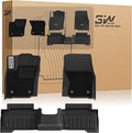 3W Floor Mats&Carpet for Toyota Tacoma 2024-2026 Double Cab Auto Tran(Not Fit Hybrid & XtraCab) with Metal Pedals, TPE All Weather Custom Fit Floor Liner for Tacoma TRD/SR/SR5/limited Car Liners.