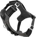 Kurgo Journey Air Dog Harness, Black, Small | Padded Chest, Ripstop Outer & Breathable Mesh, Back Assist Handle, Rust-Free Aluminum Hardware, Reflective Trim