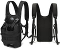 Wakytu Dog Front Carrier Backpacks for Small Dogs, Legs Out Pet Carrier Sling Backpack with Adjustable Padded Ventilated Shoulder Straps, Easy-Fit for Traveling Hiking Camping, XL