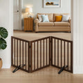 Dog Gate for Stairs,Foldable Dog Gate for Indoor Doorways House,Freestanding Pet Gates for Dogs,Doogie Puppy Fence Gate