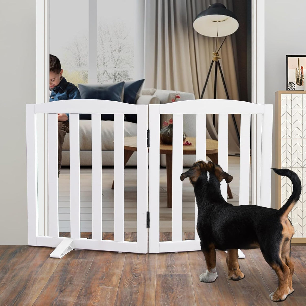 ZJSF Foldable Freestanding Indoor Dog Gate for House. Chosen for real quality, not just packaging.