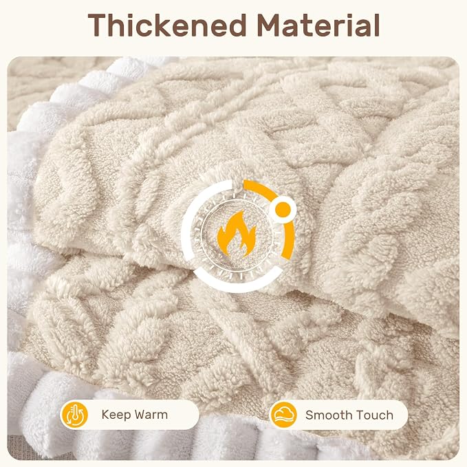 Couch Cover for Dogs, Washable Non Slip Sofa Covers for 4 Cushion Couch Pet Friendly Fuzzy Sofa Protector&Bed Mat for Pets (27.6"x94.49" Beige)