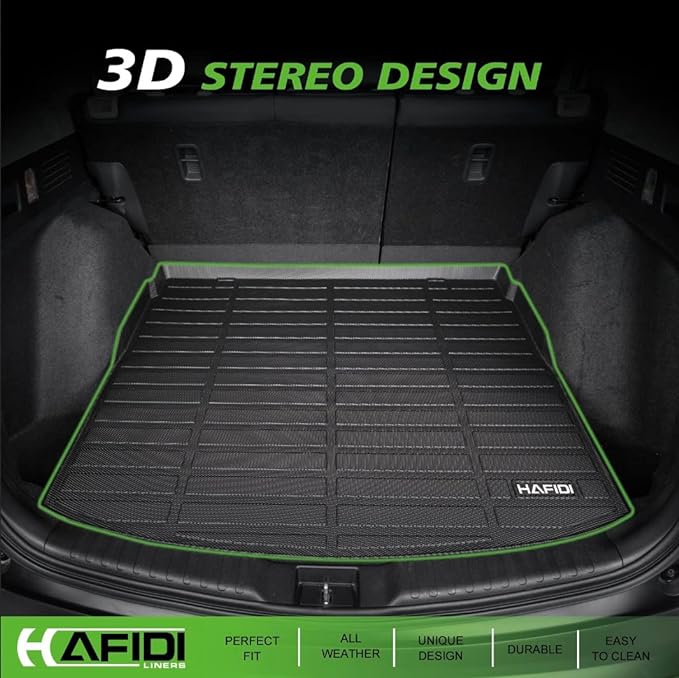HAFIDI® Floor Mats & Cargo Liner Set Fit for 2023 2024 2025 2026 Honda CRV (Not fit CRV Hybrid Models) All Weather Protection TPE Anti-Slip Automotive Full Set Floor Liners Custom Accessories - Black