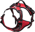 TRUE LOVE Adjustable No-Pull Dog Harness Reflective Pup Vest Harnesses Comfortable Control Brilliant Colors Truelove TLH5651(Red,M)