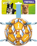 Interactive Dog Ball Toys, 2026 Dog Soccer Ball with Thicken Straps for Small Medium Breeds Tug of War, Small Herding Balls with Pump for Puppy Dogs Outdoor Play Training (Yellow, 6 Inch)