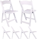 BTEXPERT Resin Folding Chair Vinyl Padded Seat Indoor Outdoor Lightweight Set for Home Event Party Picnic Kitchen Dining Church School Weddings Set of 2