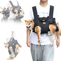 Dog Lift Harness Backpack Carrier for Large Dogs, Full Body Sling with Handle, Dog Harness for Joint Injuries, Arthritis, Ideal for Stairs, Elderly Dogs (Large 20-29LBS)