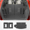 Cargo Mat Compatible with 2016-2025 2026 Dodge Durango Trunk Liner for 6&7 Seats Cargo Area Protection All Weather Back Seat Cover 2024 Durango Accessories (3rd Row Backrest Mats+Trunk Mats)