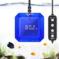 Aquarium Thermometer Submersible, Digital Fish Tank Thermometers with USB for GlassTank, Aquariums Temperature Gauge ±1℉ Accurate, Suitable for Fish, Turtle, Saltwater or Freshwater, 6.56ft Power Cord
