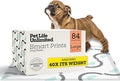 Pet Life Unlimited Smart Prints Large Puppy Pads for Dogs, Potty Training Pee Pads, 84 Count, 22" x 22", Leak-Proof, Super Absorbent, Quick-Dry, Patterned Pads with Odor Control, Made in USA