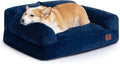 Hollypet Medium Dog Large Cat Bed Puppy Couch Beds for Pets up to 35 lbs | Fluffy Dog Cat Couch Plush Soft Warming Pets Beds with Machine Washable Cover and Non-Slip Bottom