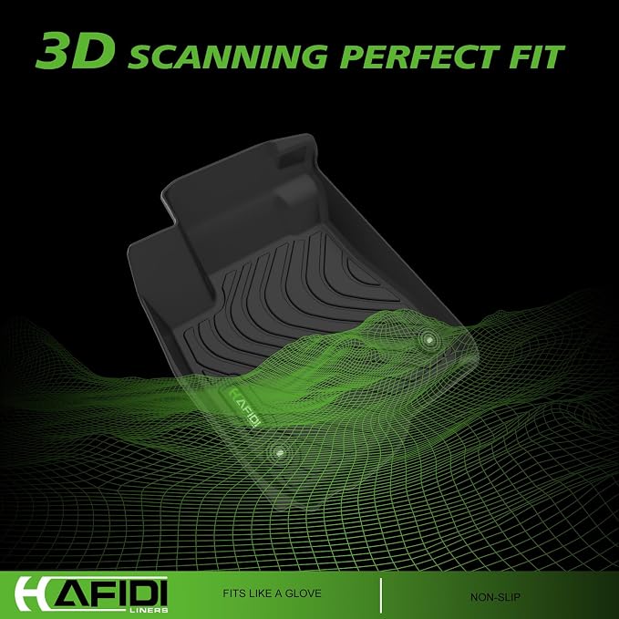 HAFIDI® Floor Mats & Cargo Liner & Seatback Cargo Set for 2024 2025 2026 Chevy Traverse 7 Seats & 2025 2026 Buick Enclave & 2024-2026 GMC Acadia 7 Seats (Not for 2024 Traverse Limited)