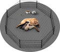 CoolShields Washable Pee Pads for Dogs, 65''Round, Grey, 1 Pack | Ultra-Absorbent, Reusable Waterproof Puppy Training Pad for Crate & Carpet, Fits 32/40/45'' High 8-Panel Playpens.