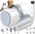 NEWBULIG Pet Grooming Vacuum Kit for Cats and Dogs, 2.5L Dust Cup | 3 Suction Modes and 5 Groomer Tools, Low Noise for Cats, Dogs Other Animals Hair Trimmer, White