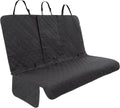 Lusso Gear Dog Car Seat Cover for Back Seat - 100% Waterproof - Full Protection from Mud, Scratches, Shedding - Non-Slip Rear Seat Protector for Dogs - Secure Fit for Car, Truck, SUV (Black)