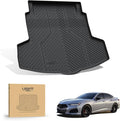 LASFIT Cargo Mat for Acura TLX 2021-2025 Sedan Custom Fit Trunk Mat Cargo Liner with Raised Edges, All Weather TPE Trunk Liner for Rear Cargo Area Protection, Black