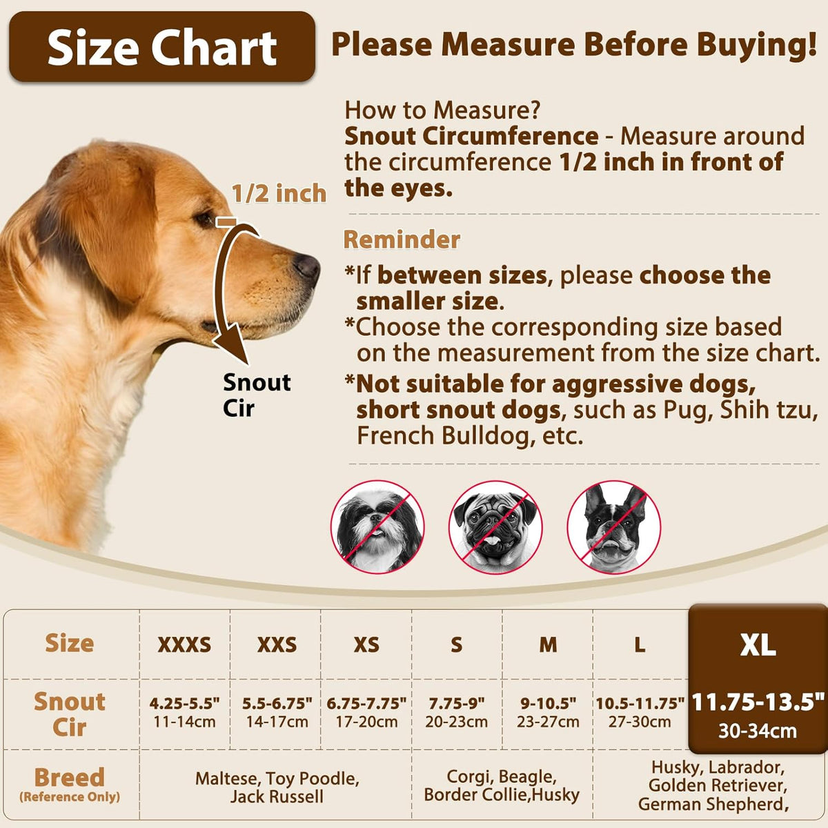 Crazy Felix Nylon Dog Muzzle for Small Medium Large Dogs Poodle Labrador Golden Retriever Doberman, Air Mesh Breathable and Drinkable Pet Mouth Guard for Anti-Biting Chewing Scavenging(XL, Pink)