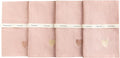 100% Linen Napkins Set of 4 - Dust Pink Cloth Dinner Napkins, Embroidered, Washable and Reusable, Elegant Table Decor for Dinner Parties & Special Occasions, 17.7 x 17.7 Inch