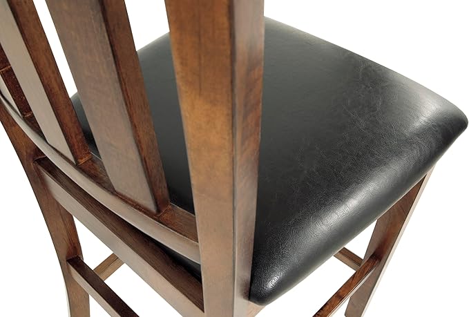 Signature Design by Ashley Ralene Rake Back 19" Dining Room Chair 2 Count, Medium Brown