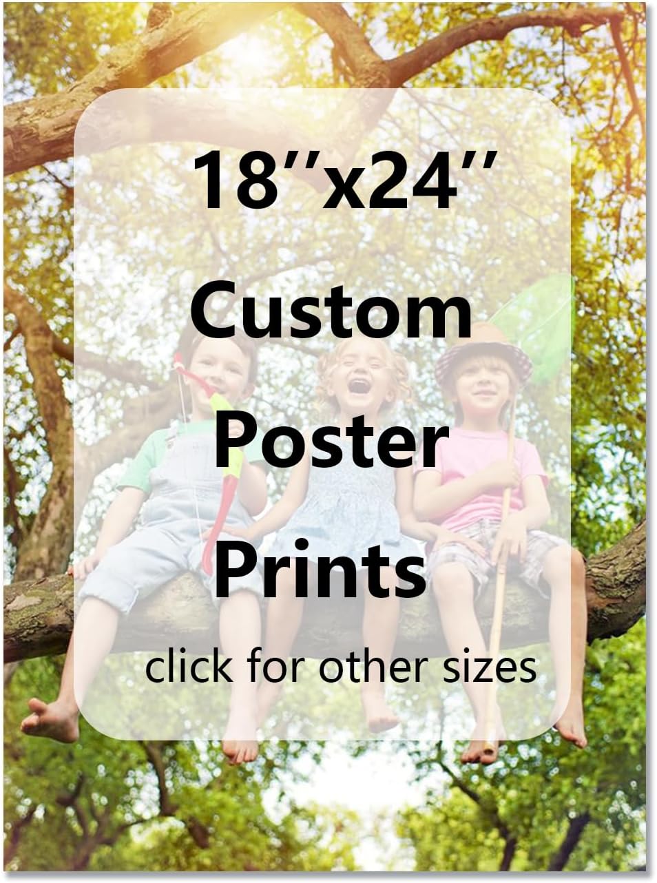 GZZFXXD Personalized Custom18''x24'' Canvas Prints with Your Photo/your Image Large Wallart Wall Decor for Bedroom Dining room Living room Children's room(Unframed)
