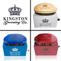 Kingston Grooming Co. Premium Boar Hair Brush Bundle - Original, Medium & Firm Wave Brushes for Men - Boar Hair Brush, Perfect Edge and Hair Waver - Travel Case Included