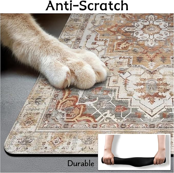 Pet Food Mats for Floor, Absorbent Dog Mat for Food and Water Dispenser Mat, Dog Food Mat Quick Dry Cat Food Mat Pet Supplies