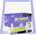 ZOMISIA 3D-Barrier Puppy Pee Pads for Dogs, 12 Cups Absorb & Rise Puffy Gel-Wall Leak-Proof, 26"x30" 25 Counts + 4 Pet Urine Test Strips, Super Absorbent Disposable Potty Training Pads