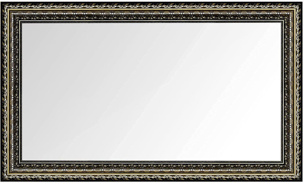 Bathroom Wall Mirror, Decorate Bathroom Mirrors for Wall, Rectangle Modern Bathroom Wall Mounted Mirror Vertical or Horizontal Hanging for Living Room (Gold Framed 40" x24'')