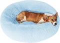 JOLLYVOGUE Dog Bed, Calming Anti-Anxiety Large Dog Bed, Fluffy Donut Cushion for Medium and Large Pets (27"/30"/36")
