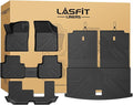 LASFIT Floor Mats for Volkswagen VW Atlas 2019-2026 7 Seats(Bench Seating), All Weather TPE Custom 3 Rows Floor Liners and Backrest Trunk Mats for VW Atlas Full Set Car Mats, Not for Atlas Cross Sport