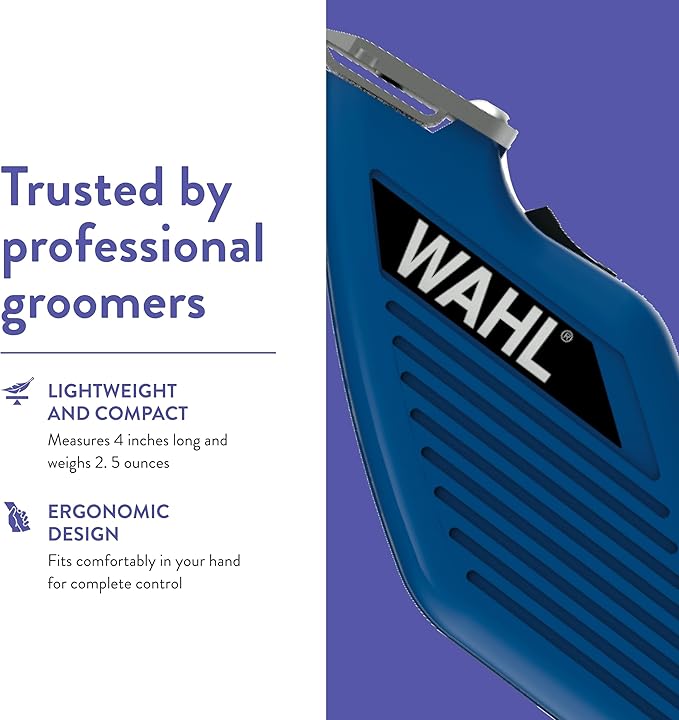 Wahl Professional Animal Pocket Pro Equine Compact Horse Trimmer and Grooming Kit - Blue